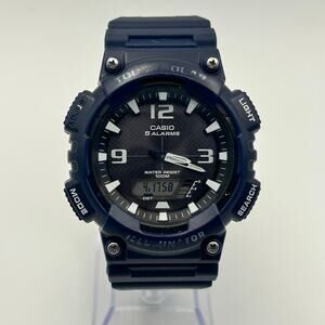 Casio AQ-S810W Black Solar-powered Analog-Digital Men’s  Watch Working